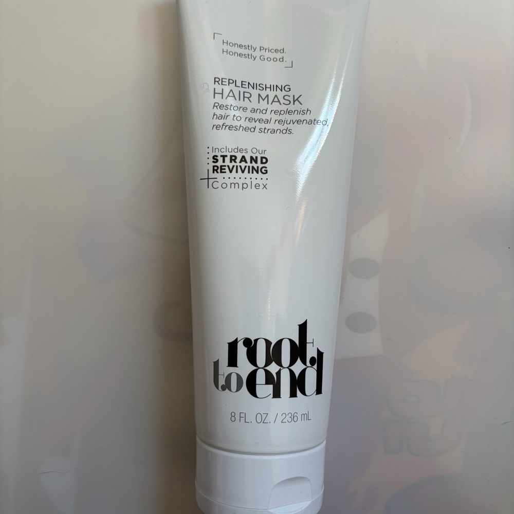 Root To End Replenishing Hair Mask - Strand Reviving Complex 8 Oz